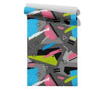 Claccis Kit Papier Peint Revêtement Mural PVC Salle De Bain Art Graffiti Toilette Tapisserie Murales New York Grâce Papier À Décoller Pour Crédence Cuisine 45x200cm