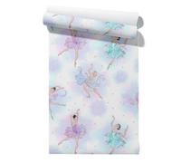 Claccis Papier Peint Motif Trompe-L'Œil New York Ballet Relief PVC Salle De Bain Art Élégant Papier Adhésif Imperméable Pour Plans Travail, Armoires Tiroirs 45x500cm