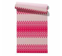 Claccis Papier Peint Uni Autocollant Vintage Pixel Bohemian Rouleau Intissé Imperméable PVC Abstrait Rétro Papier À Décoller Et Pour Crédence Cuisine 45x500cm