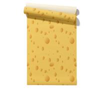 Claccis Papier Peint Voiture Adhesif Mural Salle De Bain Fromage Jaune Pour Wc Feuille Autocollant En Vinyle Dessin Animé Mignon Papier Imperméable À Décoller Et Placards 45x200cm