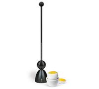 Clack Black Edition Ouvre-œufs avec boule en silicone Noir mat