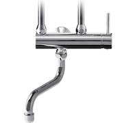 Clage Mitigeur mural SSO chromé, avec bec pivotant 16cm
