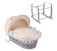 Clair de Lune Couffin avec support, Polyester, crème, 68 x 30 cm