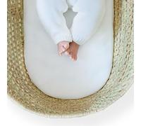 Clair de Lune Noah Pod Matelas en fibre avec housse imperméable pour couffin 74 x 28 cm