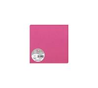 Clairefontaine Cartes simples Pollen 160x160 mm 210 g/m² Lot 2 paquets (2x25) Rose fuchsia