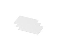 Clairefontaine 11287C - Paquet de 25 Cartes Simples - Format 7x9,5cm - 210g/m² - Coloris Blanc Irisé - Cartons d'Invitation Evènements et Correspondance - Gamme Pollen - Papier Premium Lisse