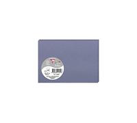 Clairefontaine 11329C - Paquet de 25 Cartes Simples - Format C6 11x15,5cm - 210g/m² - Coloris Myosotis - Cartons d'Invitation Evènements et Correspondance - Gamme Pollen - Papier Premium Lisse
