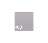 Clairefontaine 1132C - Paquet de 25 Cartes Simples - Format Carré 16x16cm - 210g/m² - Coloris Gris Koala - Cartons d'Invitation Evènements et Correspondance - Gamme Pollen - Papier Premium Lisse