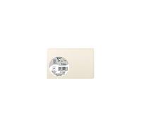 Clairefontaine 11486C - Paquet de 25 Cartes Simples - Format 8,2x12,8cm - 210g/m² - Coloris Ivoire Irisé - Cartons d'Invitation Evènements et Correspondance - Gamme Pollen - Papier Premium Lisse