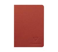Clairefontaine 115658C - Un Carnet Cousu Couverture Papier Vergé Ingres - A6 10,5x14,8 cm 96 Pages Lignées papier Blanc 90g - Collection Ingres - 6 coloris, livraison aléatoire