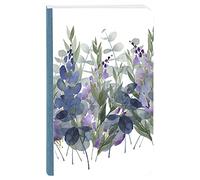 Clairefontaine 115680C - Un Carnet Broché 9x14 cm 144 Pages Lignées papier Blanc 90g - Finition brillante - Collection Quintessence - 3 visuels Végétal/Nature, 1 visuel Aquarelle, livraison aléatoire