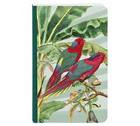 Clairefontaine 115764C - Un Carnet Broché Motifs Végétal/Oiseaux/Papillons - 9x14 cm 144 Pages Lignées papier Blanc 90g - Collection Jungle Harmony - 2 visuels, livraison aléatoire