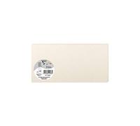 Clairefontaine 11586C Pack 25 Cartes 10,6x21,3cm 210g Ivoire irisé