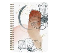 Clairefontaine 115963C - Un Carnet à Spirale motifs Géométriques/Floral/Montagne - A5 14,8x21cm 148 Pages Lignées papier Blanc 90g - Collection Evanescence - 4 visuels, livraison aléatoire