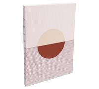 Clairefontaine 116067C - Un Carnet Broché Souple Couleurs Chaleureuses et Formes Géométriques - A5 14,8x21cm - 160 Pages Lignées Papier Ivoire 90g - Dos brut - Terracotta - 2 visuels, livr aléatoire