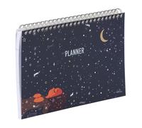 Clairefontaine 116295C - Bloc Planner Spirale Céleste Adolie 22x14cm 53f