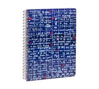 Clairefontaine 116314C - Un Carnet A Spirale Le Mur des Je t'aime Montmartre - A5 14,8x21 cm - 120 Pages Lignées Papier Blanc 90g - 3 Intercalaires avec 6 Poches - Finition brillante