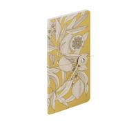 Clairefontaine - 116345C - Un Carnet Slim Fleurs de Citronnier et lavande 9x18 cm 80 Pages Unies Papier Blanc 90g - Fermeture cordon - Collection Jardin des Sens - 2 visuels, livraison aléatoire