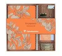 Clairefontaine 116350C - Kit Papeterie Jardin des Sens Carnet + Accessoires