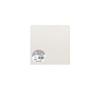 Clairefontaine 1177C - Paquet de 25 Cartes Simples - Format Carré 16x16cm - 210g/m² - Coloris Gris Perle - Cartons d'Invitation Evènements et Correspondance - Gamme Pollen - Papier Premium Lisse