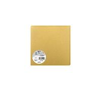 Clairefontaine 1190C Pack 25 Cartes 16x16 cm 210 g Or