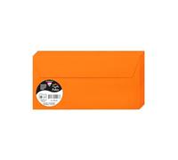Paquet de 50 enveloppes Pollen 110x220mm 120g/m2 - Orange