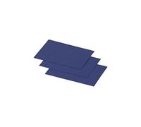 Clairefontaine 1268C - Paquet de 25 Cartes Simples - Format 7x9,5cm - 210g/m² - Coloris Bleu Nuit - Cartons d'Invitation Evènements et Correspondance - Gamme Pollen - Papier Premium Lisse