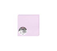 Clairefontaine Cartes doubles Pollen 12878C - Paquet de 25 - Carré 13,5x13,5 cm - 210 g/m² Lilas