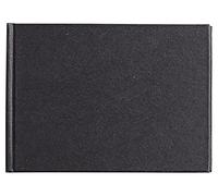 Clairefontaine 134248C Carnet Cousu Goldline - 64 Feuilles Papier Dessin Ivoire - A5 14,8x21 cm 140g - Format Paysage - Couverture Rigide Noire Imitation Toile