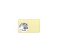 Clairefontaine 1418C - Paquet de 25 Cartes Simples - Format 8,2x12,8cm - 210g/m² - Coloris Canari - Cartons d'Invitation Evènements et Correspondance - Gamme Pollen - Papier Premium Lisse
