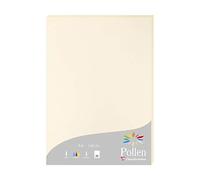 Clairefontaine 14204C - Étui de 50 Feuilles - Format A4 (21x29,7cm) - 160g/m² - Coloris Ivoire - Papier d'Invitation Evènements et Correspondance - Gamme Pollen - Papier Premium Lisse
