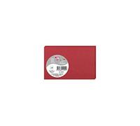 Paquet de 25 cartes simples Pollen 82x128mm 210g/m2 - Rouge cerise