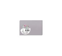 Clairefontaine 1432C - Paquet de 25 Cartes Simples - Format 8,2x12,8cm - 210g/m² - Coloris Gris Koala - Cartons d'Invitation Evènements et Correspondance - Gamme Pollen - Papier Premium Lisse