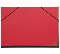 Clairefontaine 144605C - Un carton à dessin fermeture élastiques 26x33 cm, Rouge