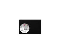Paquet de 25 cartes simples Pollen 82x128mm 210g/m2 - Noir