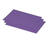Clairefontaine 1637C - Paquet de 25 Cartes Simples - Format 15,8x22,2cm - 210g/m² - Coloris Violine - Cartons d'Invitation Evènements et Correspondance - Gamme Pollen - Papier Premium Lisse