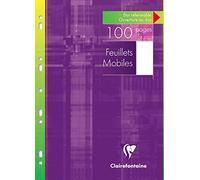 Feuillets mobiles sous étui A4 100 pages perforées uni