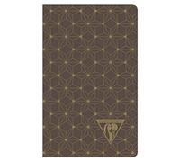 Clairefontaine 192086C - Un carnet piqué cousu fil Neo Deco 48 pages ivoire 7,5x12 cm 90g lignées, couverture carte pelliculée, 6 motifs Art Déco collection Néo Déco Automne Hiver, livraison aléatoire