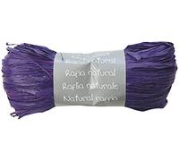 Clairefontaine Pelote raphia 196044C naturel 50 g 1,50 m Prune