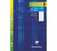 Clairefontaine 200 feuilles mobiles 5x5 A4 (210 x 297 mm) Blanc 90g/m²