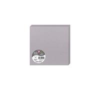 Clairefontaine – Paquet de 25 cartes pliées – Pollen – 160×160 mm, 210 g/m² – Gris Koala