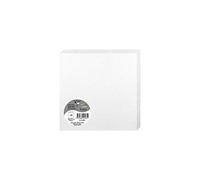 Clairefontaine 2185C Pack 25 Cartes pliées 16x16 cm 210 g Blanc irisé