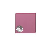 Clairefontaine 22155C - Paquet de 25 Cartes Doubles - Format Carré (16x16cm) - 210g/m² - Coloris Rose Hortensia - Carton d'Invitation Evènements et Correspondance - Gamme Pollen - Papier Premium Lisse