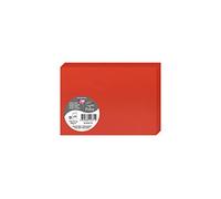 Clairefontaine Paquet de 25 cartes pliées Pollen 110×155 mm 210 g/m² Rouge corail