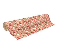 Kraft brut 70g, rl 50x0,70m Mots de Noël - Multicolore