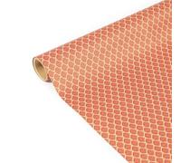 Papier cadeau 'Tiny Rolls fleurs rouges'
