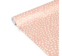 Papier 80g, Tiny Rolls 5x0,35m, Coeurs - Rose