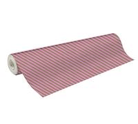 Clairefontaine 223873C - Une Bobine De Papier Kraft Brut Recy imensions : 50mx70 cm - 70g - Motif : Rayures Roses - Papier Recyclé, Idéal pour Emballage Cadeaux, DIY, Loisirs Créatifs