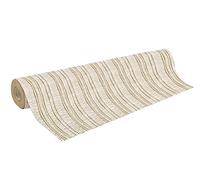 Clairefontaine Papier cadeau sur rouleau Bandes – Kraft 70 g – 50 m x 0,70 m – Stries blanches
