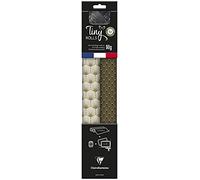 Pack 2TR+bolduc,5x0,35m,pap.aff,or/noir - Noir & Blanc